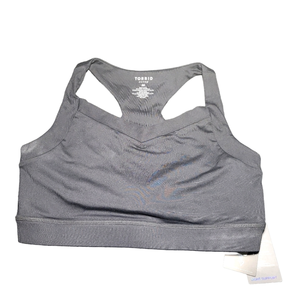 Torrid Active Black Sports Bra M/L 10